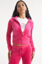 Glam Taurus Customizable Big Bling Velour Hoodie