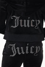 Glam OG Big Bling Velour Hoodie