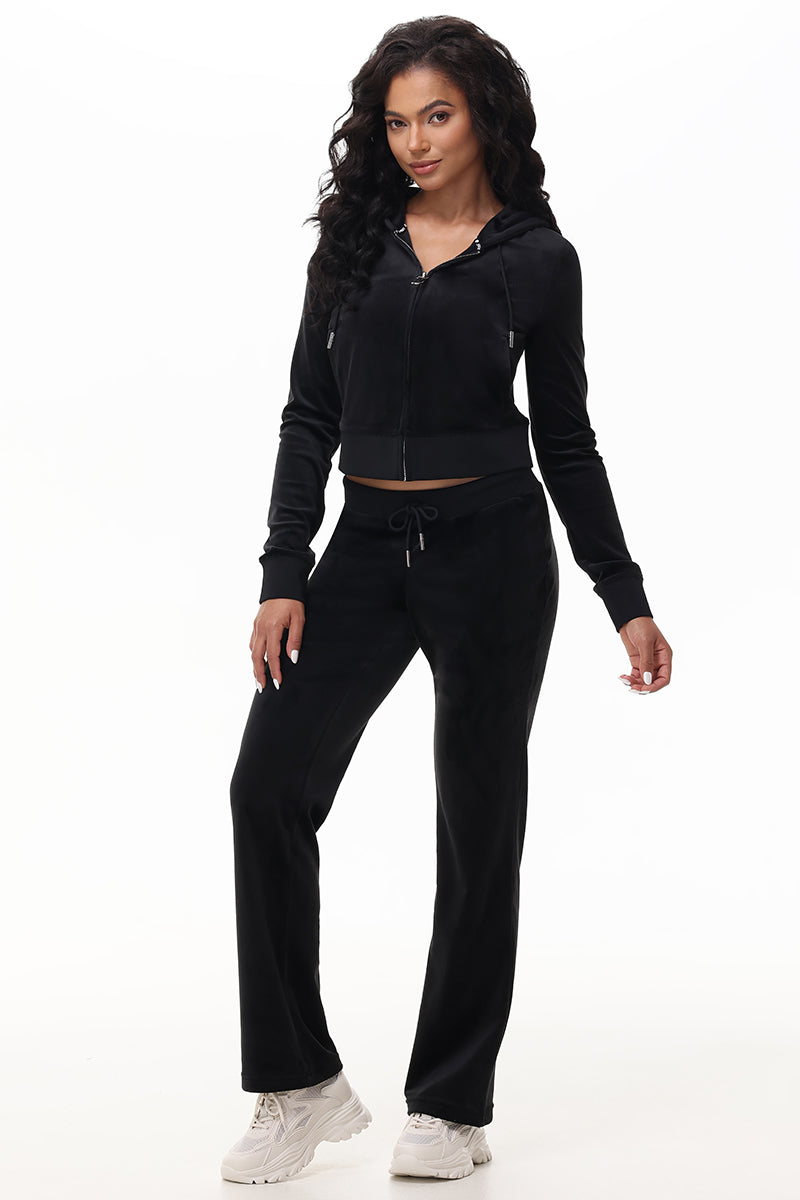 Glam OG Big Bling Velour Hoodie
