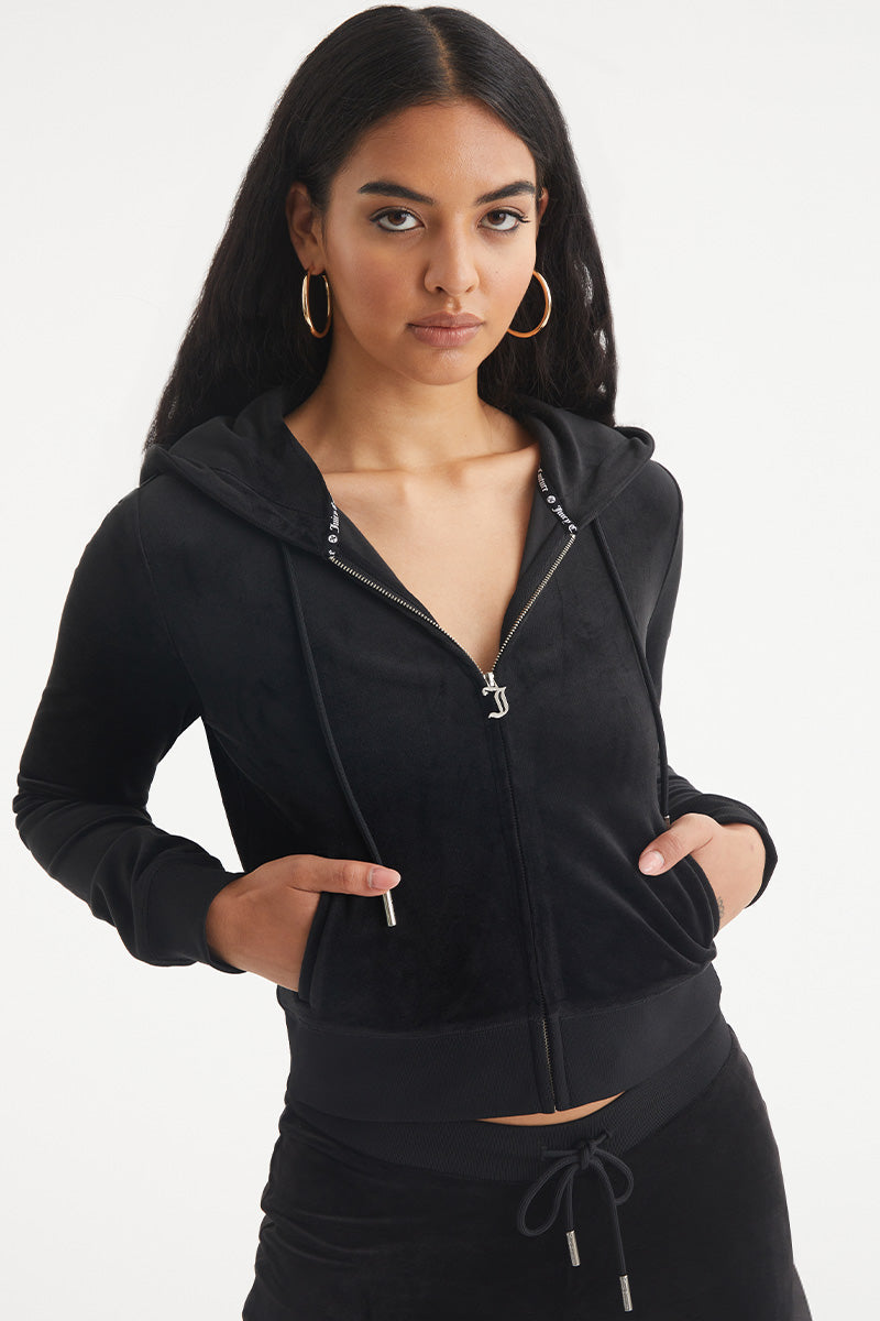 Glam Virgo Customizable Big Bling Velour Hoodie