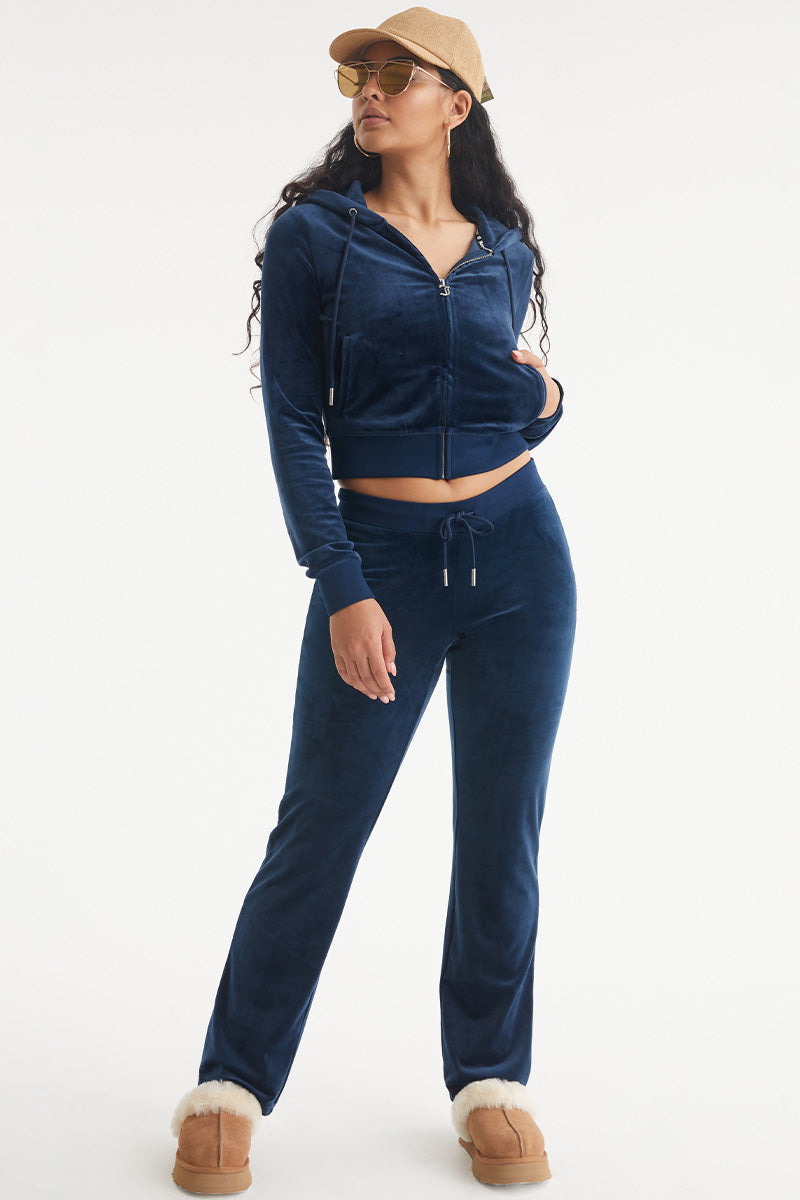 Glam Virgo Customizable Big Bling Velour Hoodie