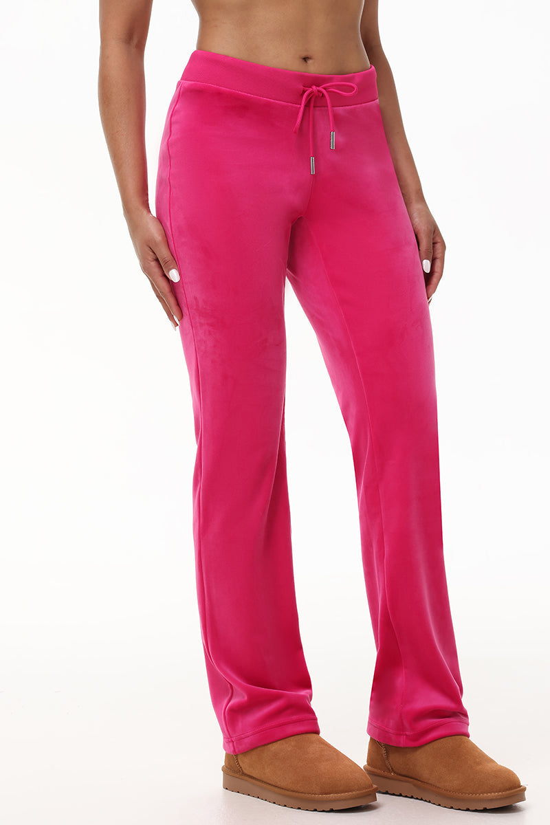Glam OG Big Bling Velour Track Pants