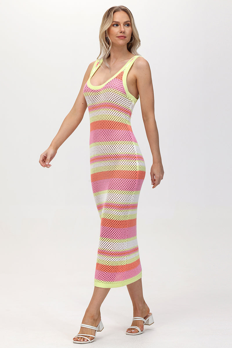 Glam Crochet Maxi Dress