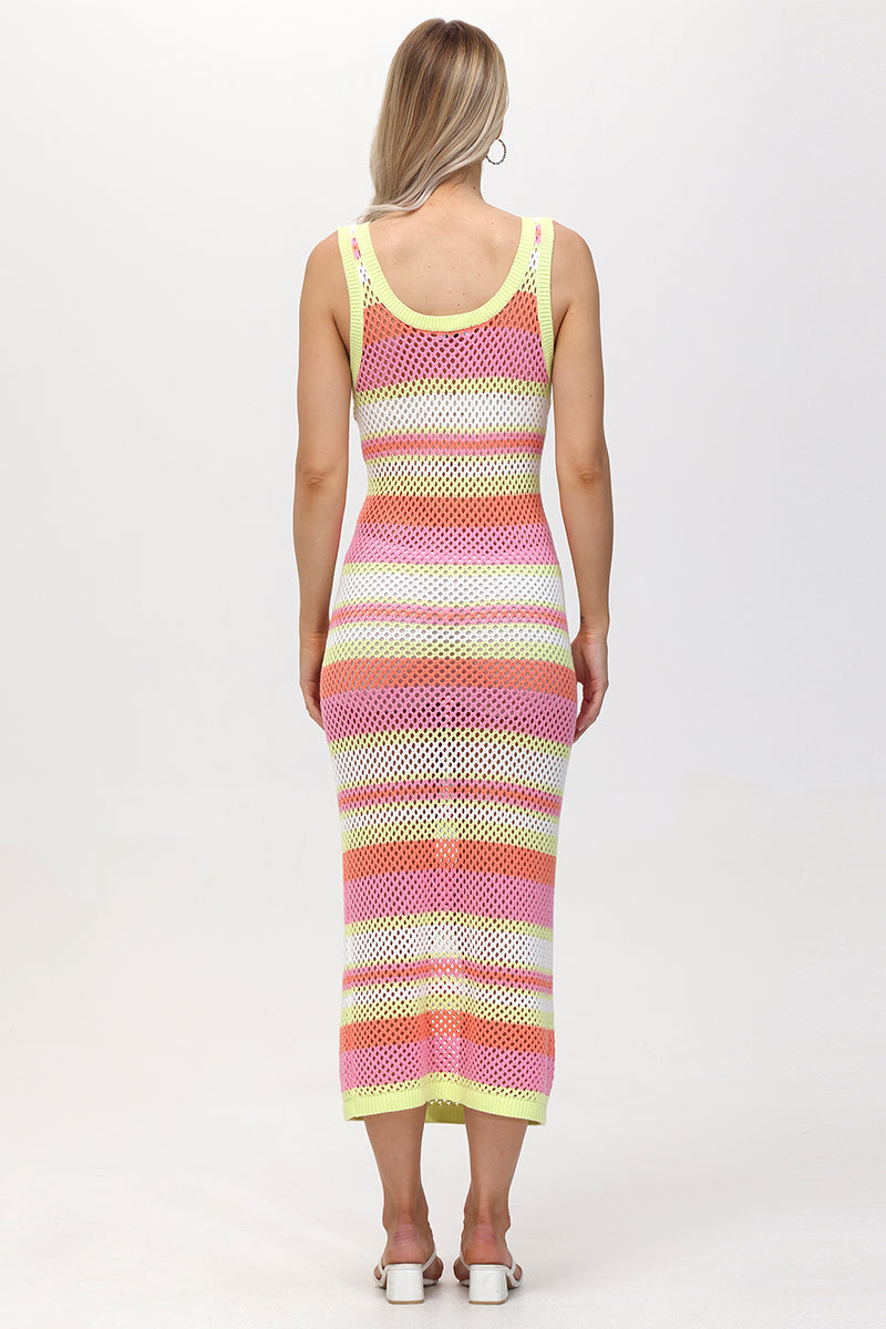 Glam Crochet Maxi Dress