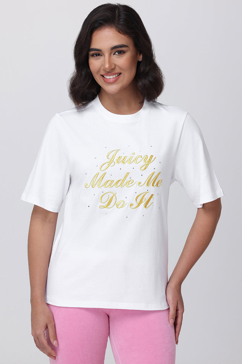 Glam Made Me Do It Heritage Oversized Tee