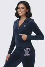 Glam Scottie Cotton Velour Hoodie