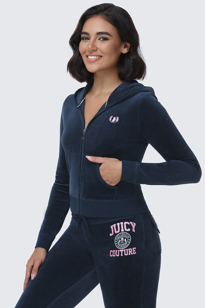 Glam Scottie Cotton Velour Hoodie