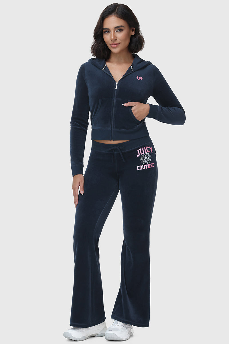 Glam Scottie Cotton Velour Hoodie