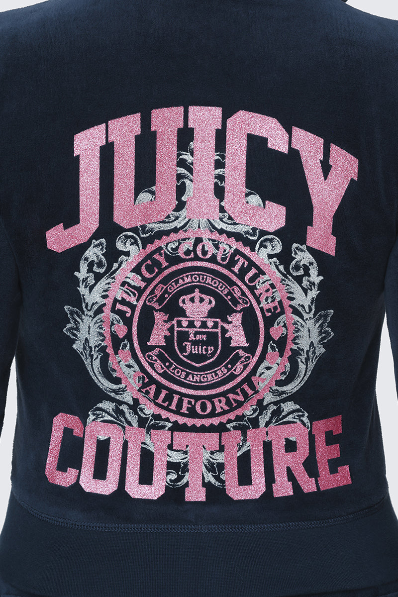 Glam Scottie Cotton Velour Hoodie