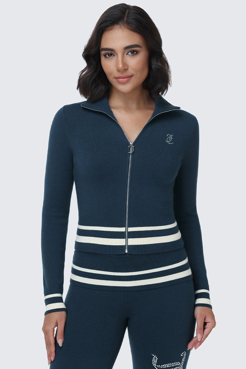 Glam Big Bling Knit Jacket