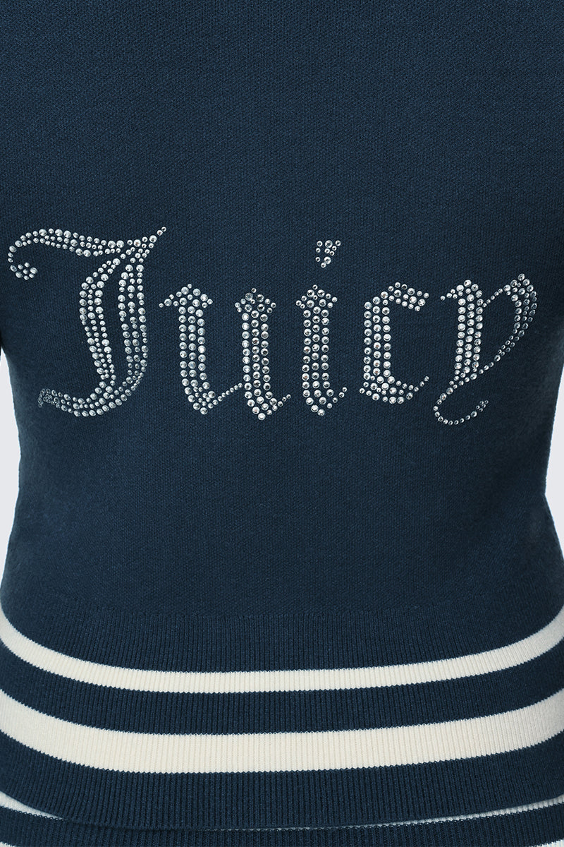 Glam Big Bling Knit Jacket