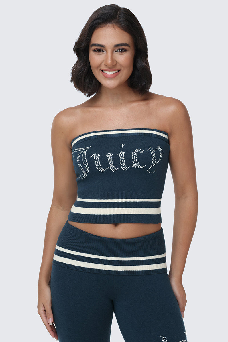 Glam Big Bling Tube Top