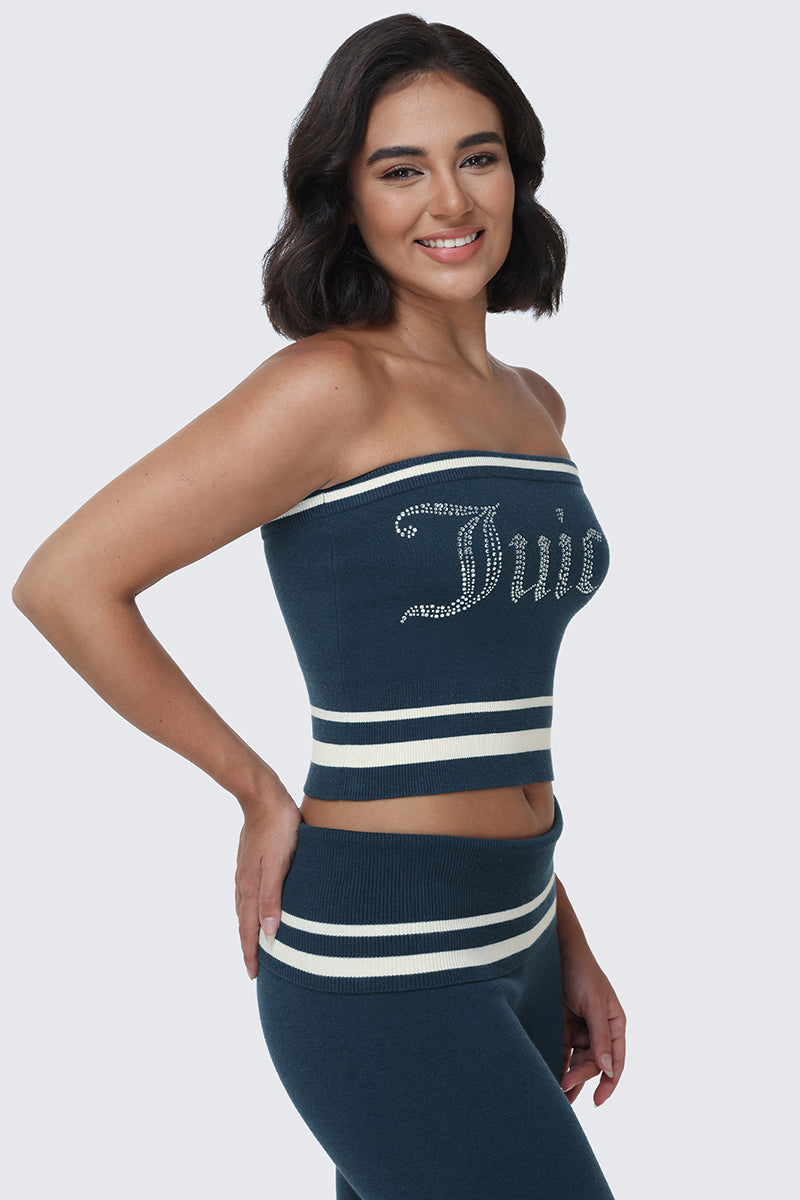 Glam Big Bling Tube Top