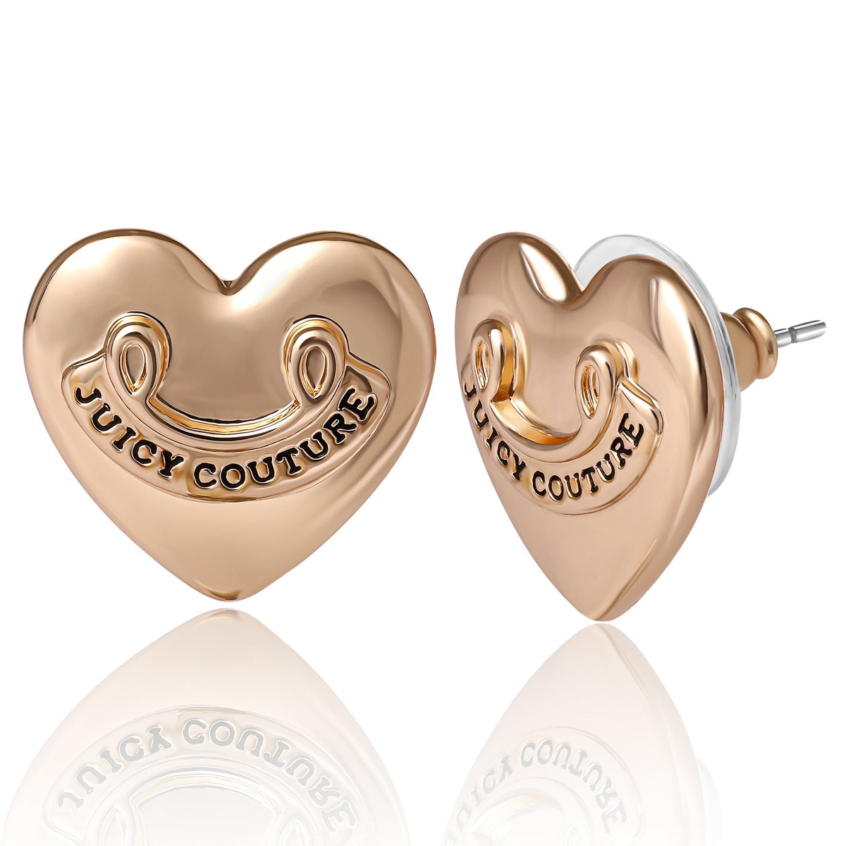 Glam Heart Stud Earrings