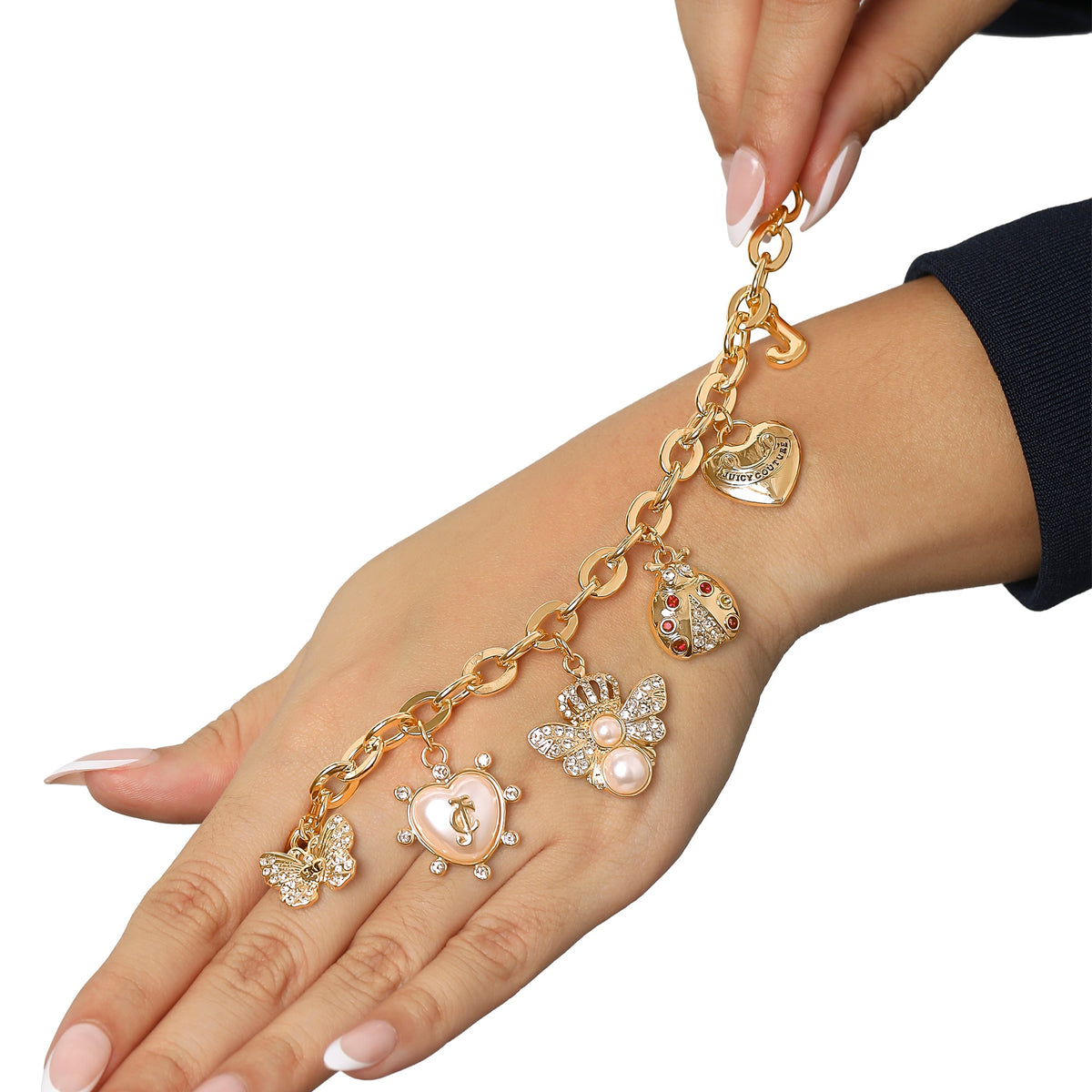 Glam Pearl & Icon Charm Bracelet