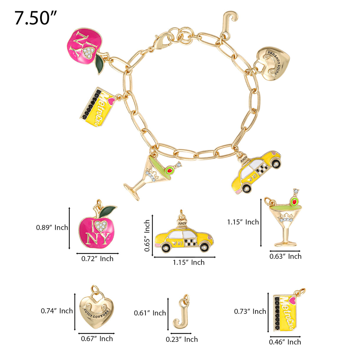 Glam City Icons Charm Bracelet