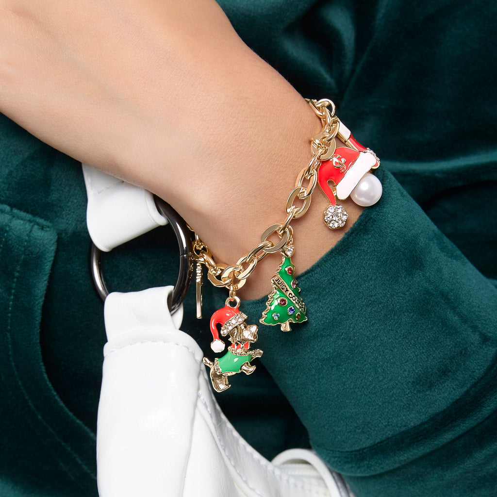 Glam Holiday Charm Bracelet