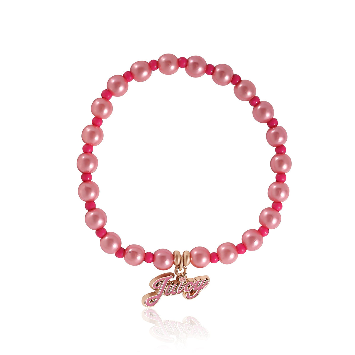 Glam Kids Choose Juicy Heart Charm 2 Piece Bracelet Duo