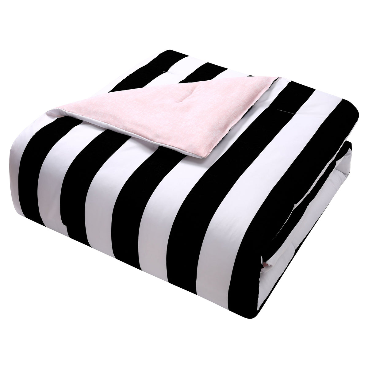 Glam Cabana Striped Reversible Comforter Set