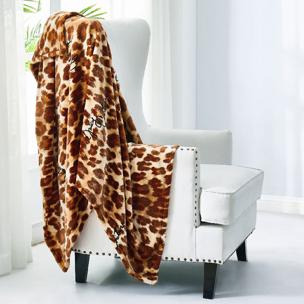 Glam Plush Throw Blanket