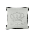 Glam Gothic Rhinestone Crown Pillow