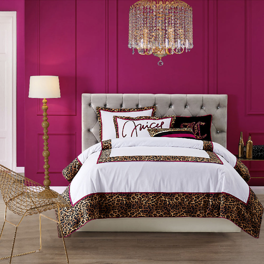 Glam Regent Leopard Comforter Set