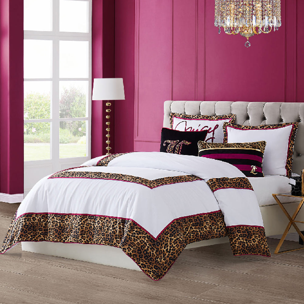 Glam Regent Leopard Comforter Set