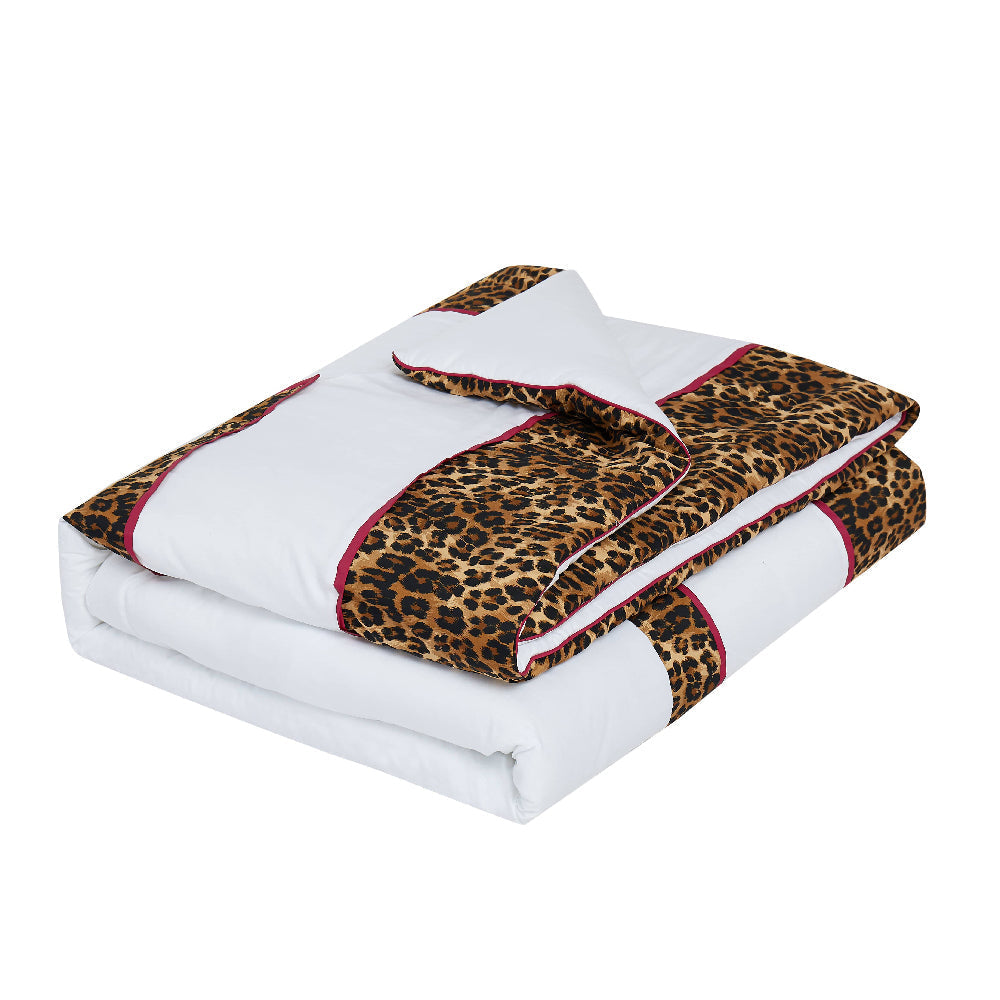Glam Regent Leopard Comforter Set