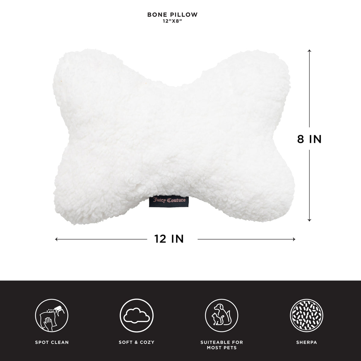Glam Pet Throw Blanket & Bone Pillow 2-Piece Set