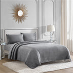 Glam Solid Plush Sheet Set