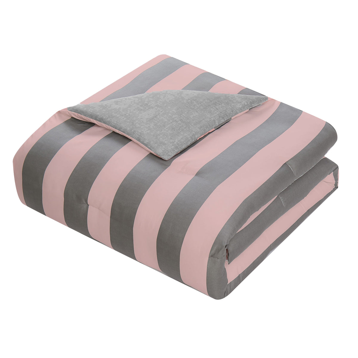 Glam Cabana Striped Reversible Comforter Set