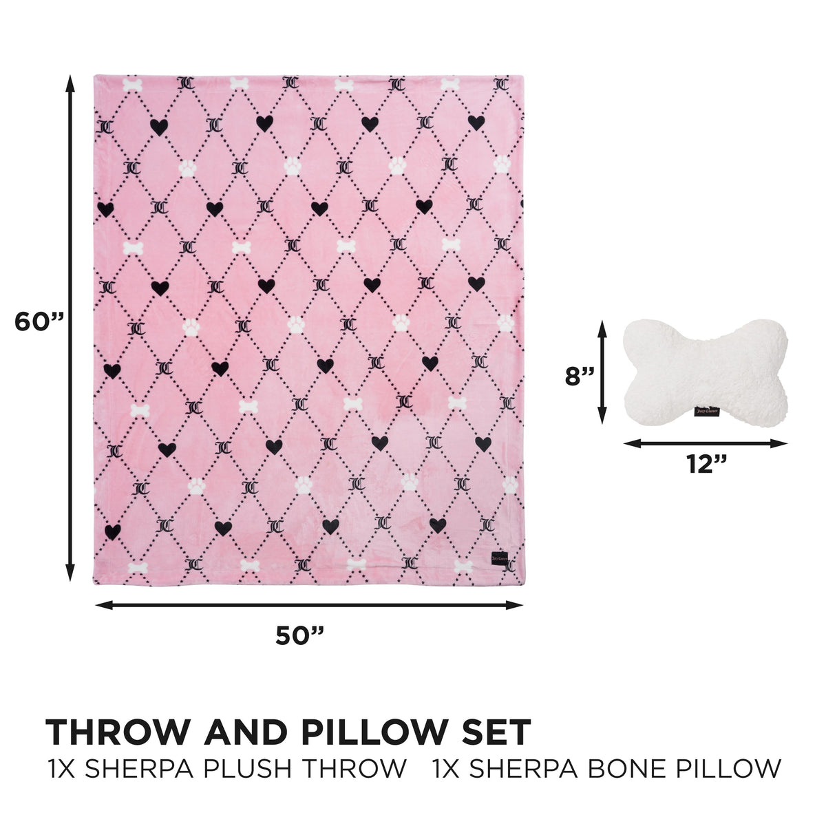 Glam Pet Blanket & Pillow Set