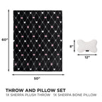 Glam Pet Blanket & Pillow Set