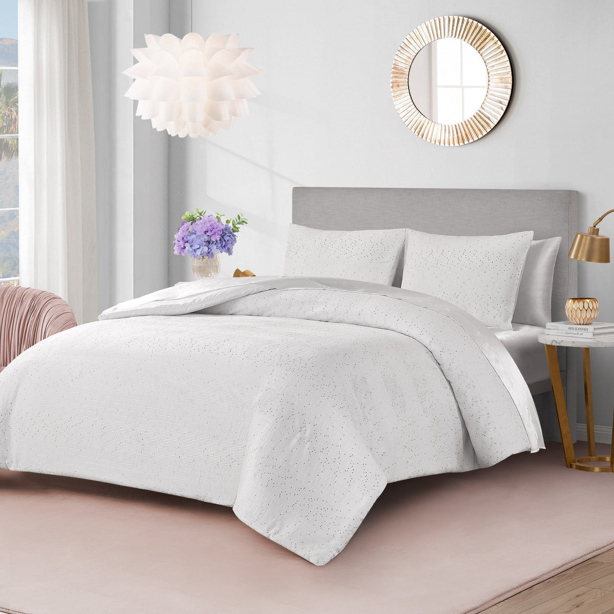 Glam Queenie Sequin Comforter Set