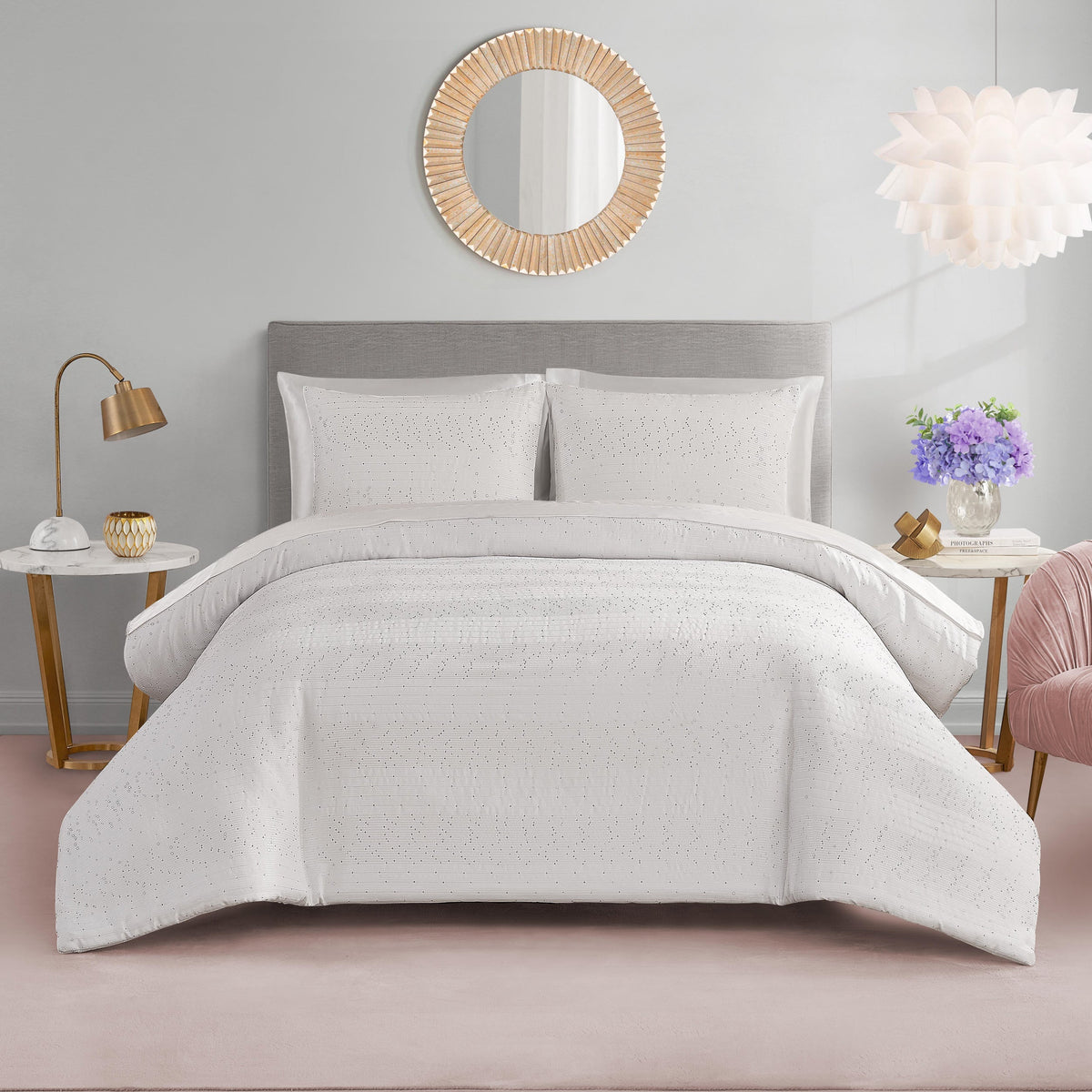 Glam Queenie Sequin Comforter Set