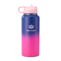Glam Go Girl Stainless Steel Water Bottle with Pop-up Straw