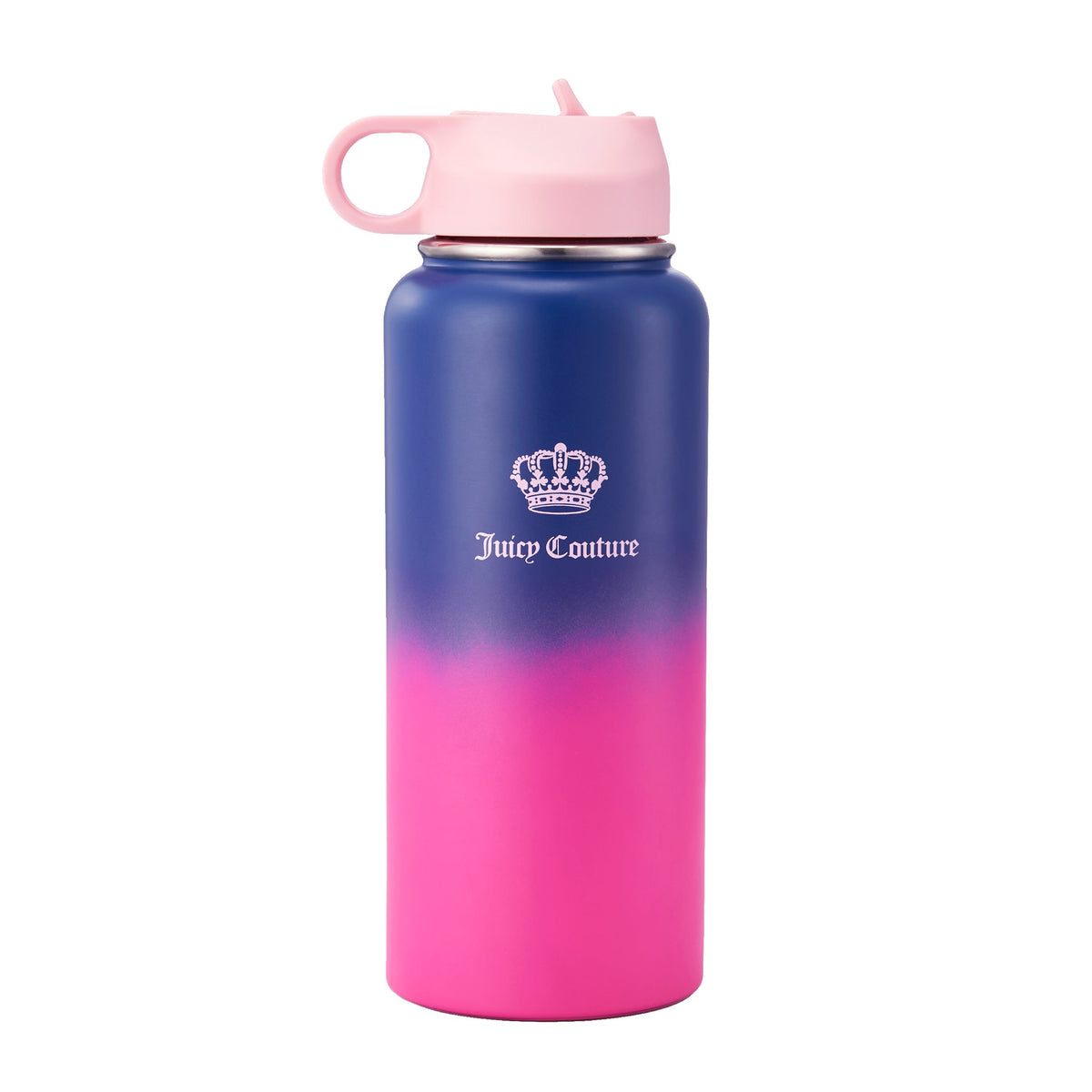 Glam Go Girl Stainless Steel Water Bottle with Pop-up Straw