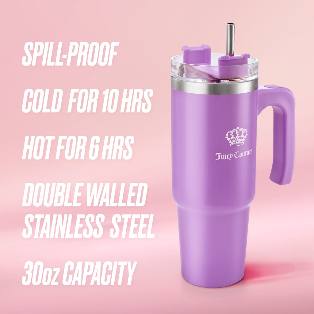 Glam Glam Logo Stainless Steel Water Bottle