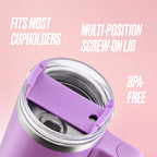 Glam Glam Logo Stainless Steel Water Bottle
