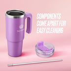 Glam Glam Logo Stainless Steel Water Bottle
