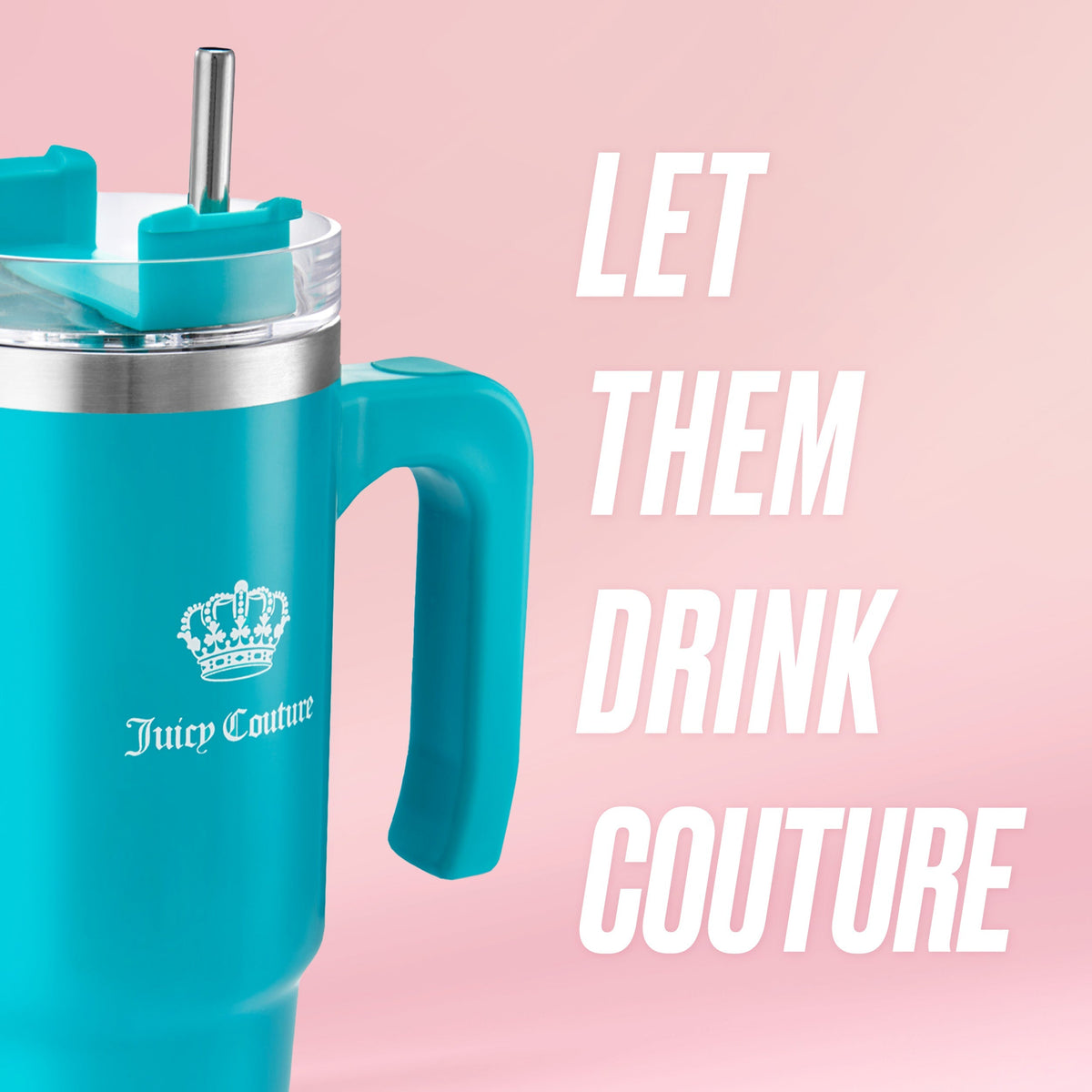 Glam Glam Logo Stainless Steel Water Bottle