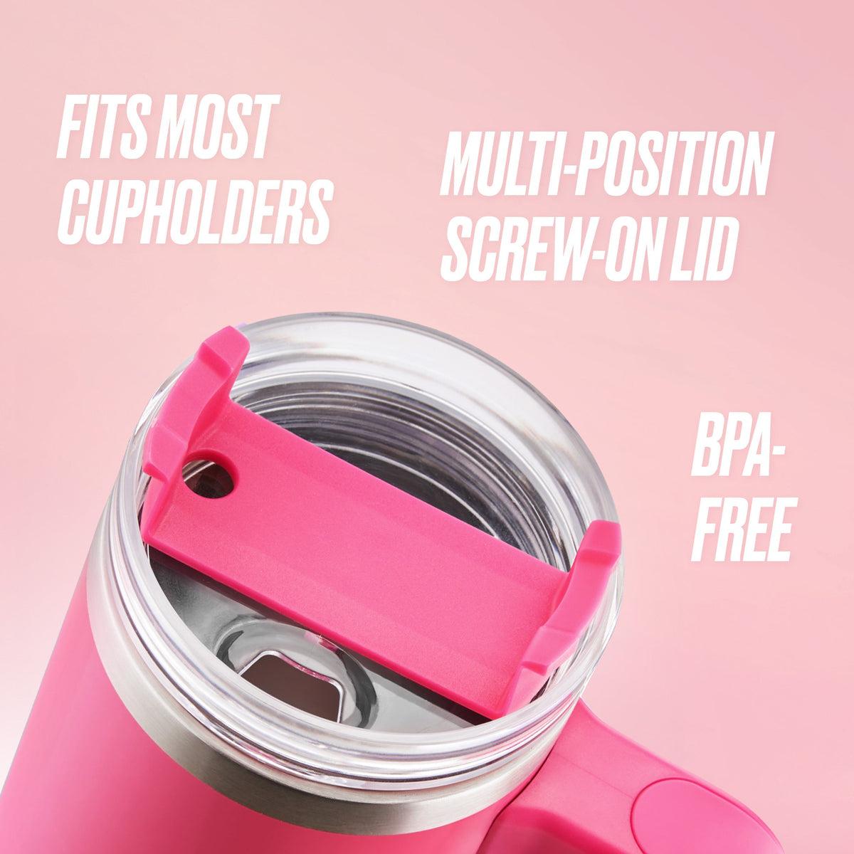 Glam Glam Logo Stainless Steel Water Bottle