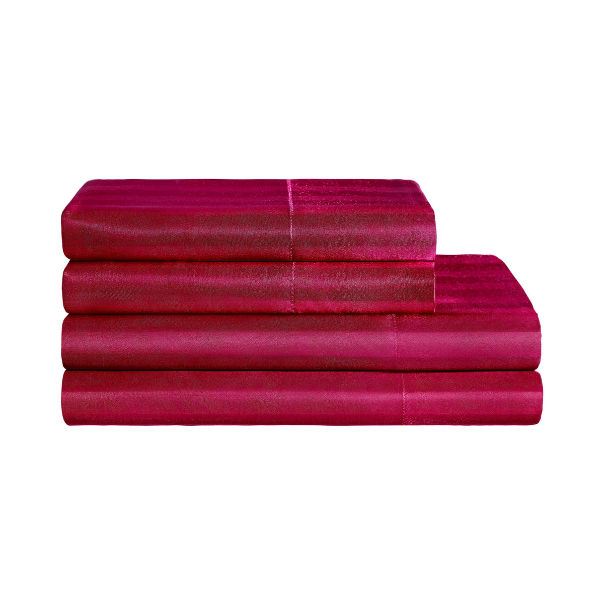 Glam Damask Stripe Satin Sheet Set