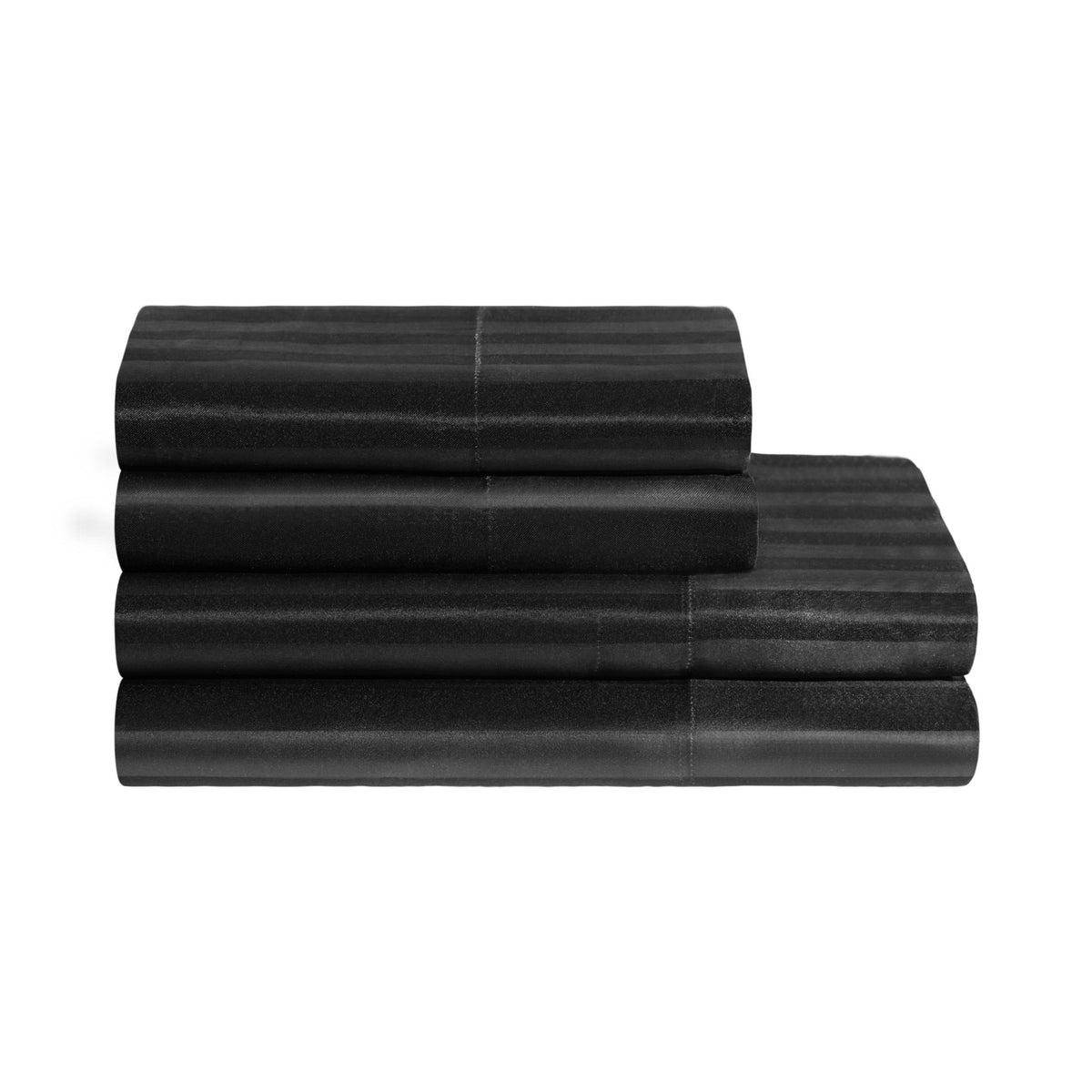 Glam Damask Stripe Satin Sheet Set