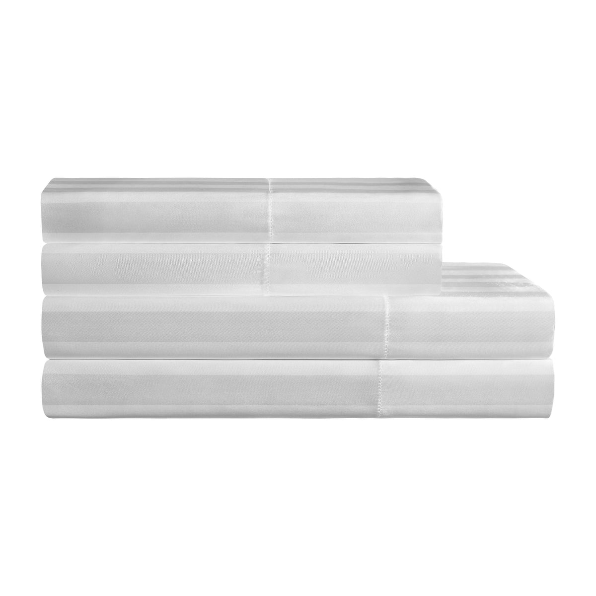 Glam Damask Stripe Satin Sheet Set