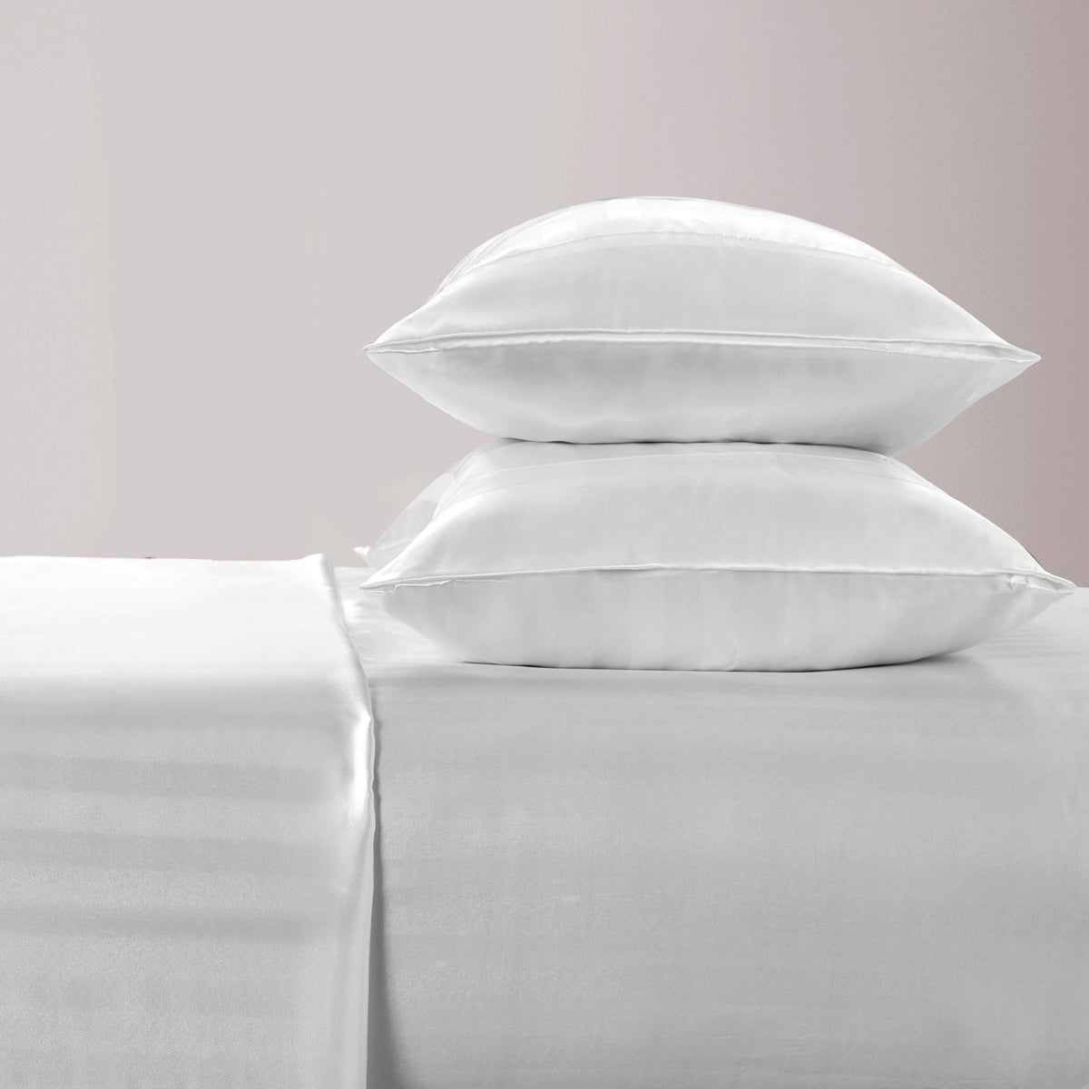 Glam Damask Stripe Satin Sheet Set