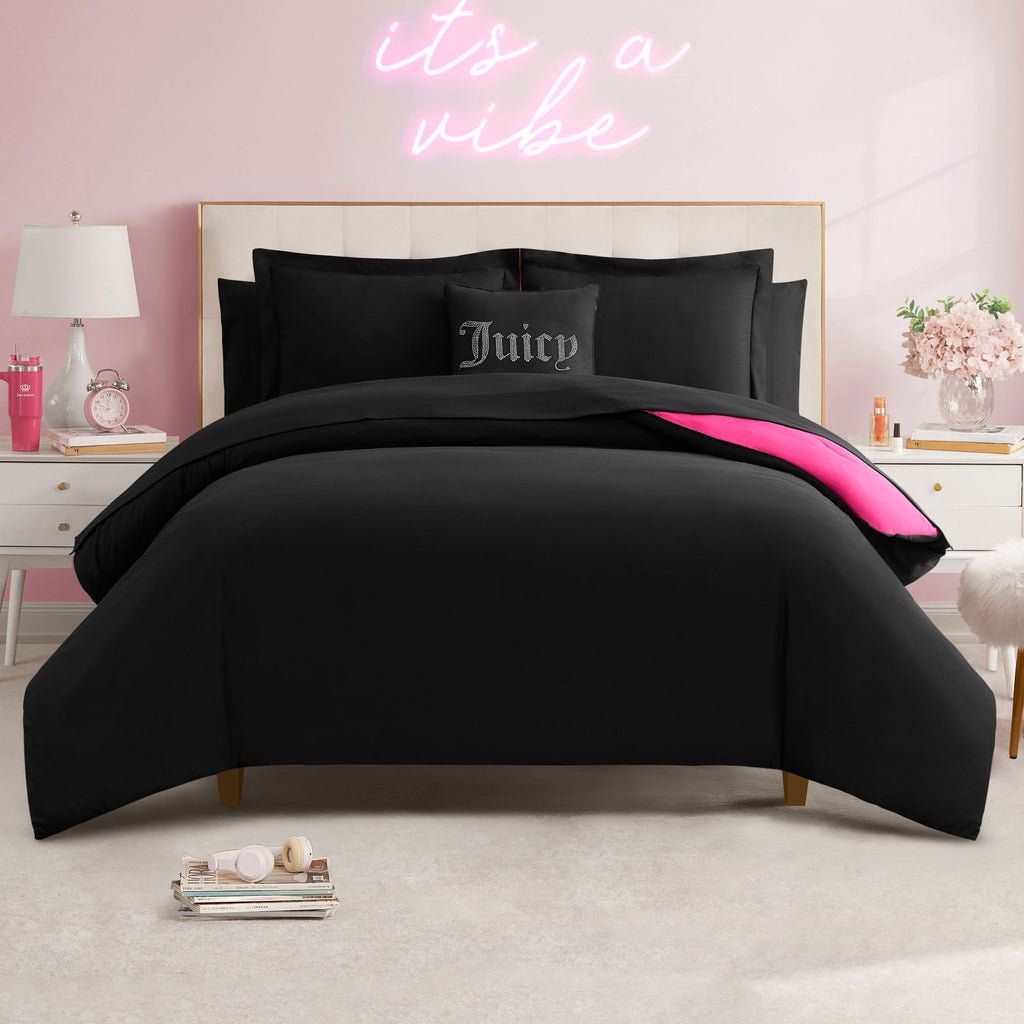 Glam Alexis Solid Bed in a Bag Bedding Set