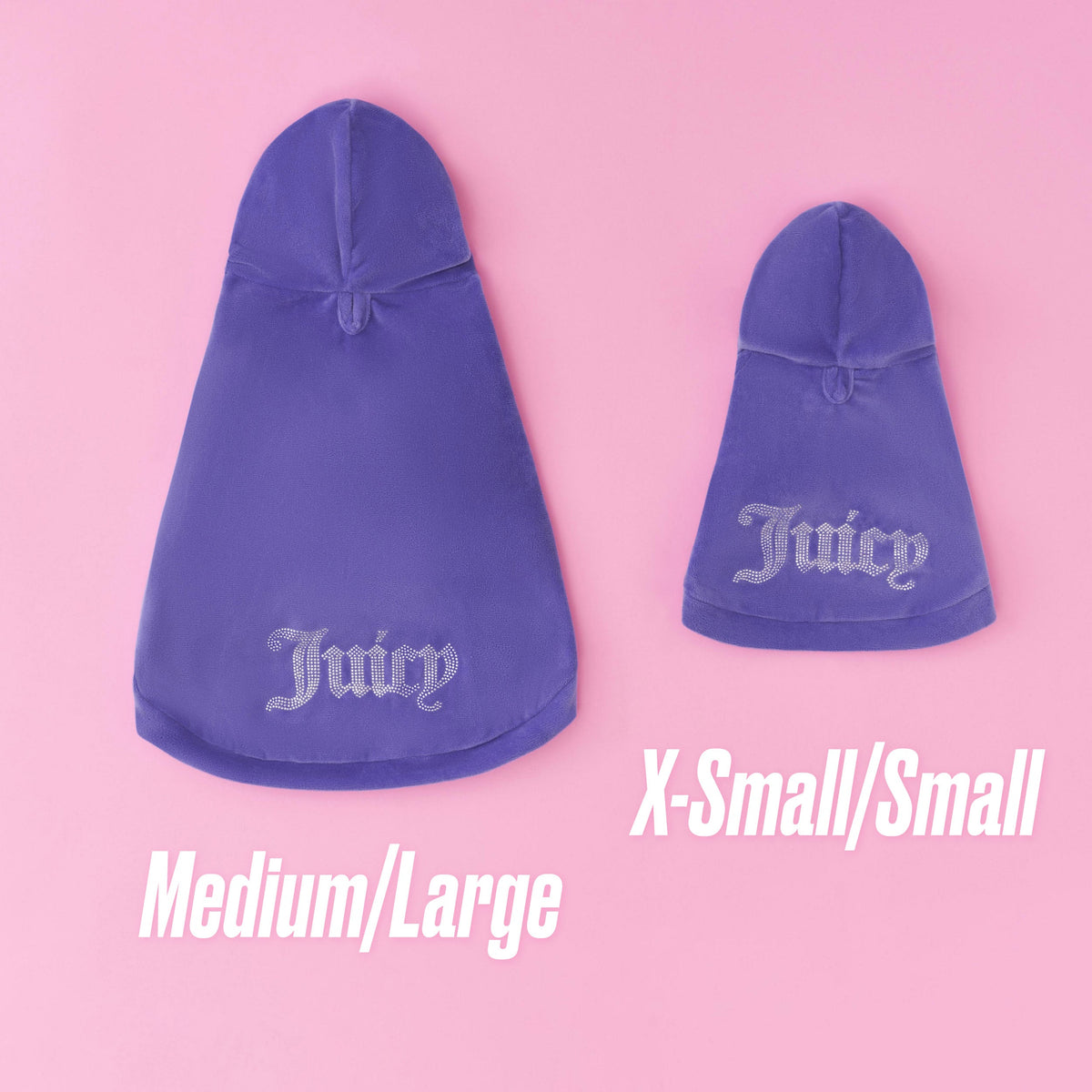 Glam Bling Velour Pet Hoodie
