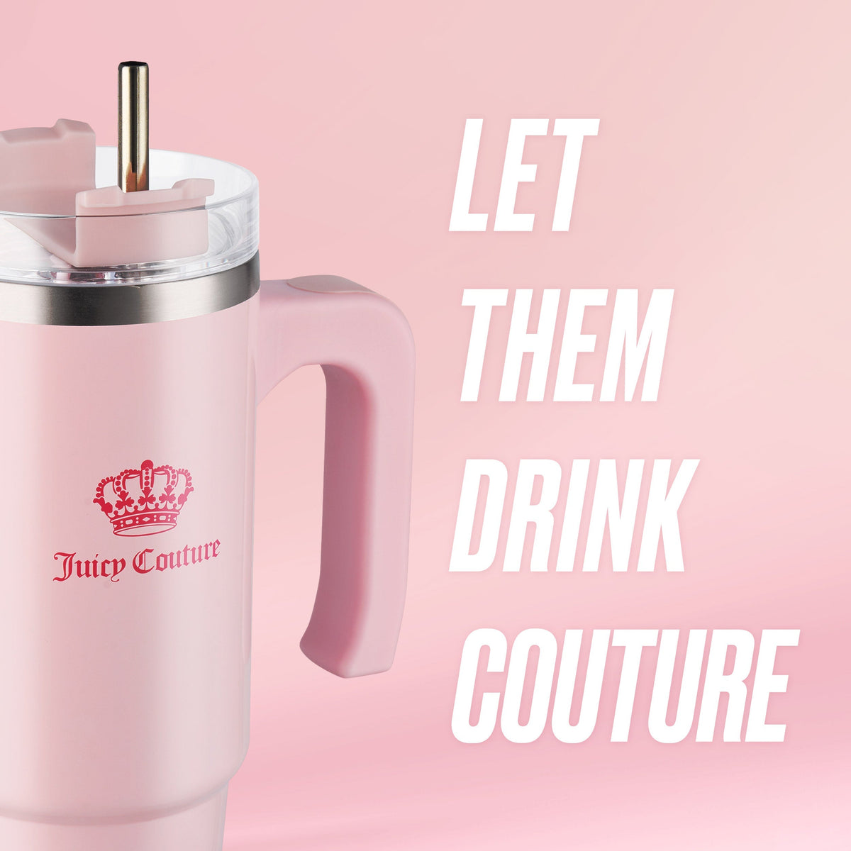 Glam Glam Logo Stainless Steel Water Bottle