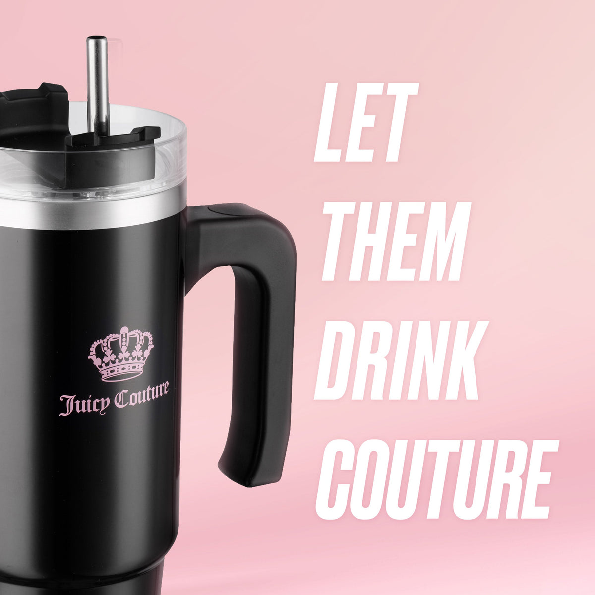 Glam Glam Logo Stainless Steel Water Bottle
